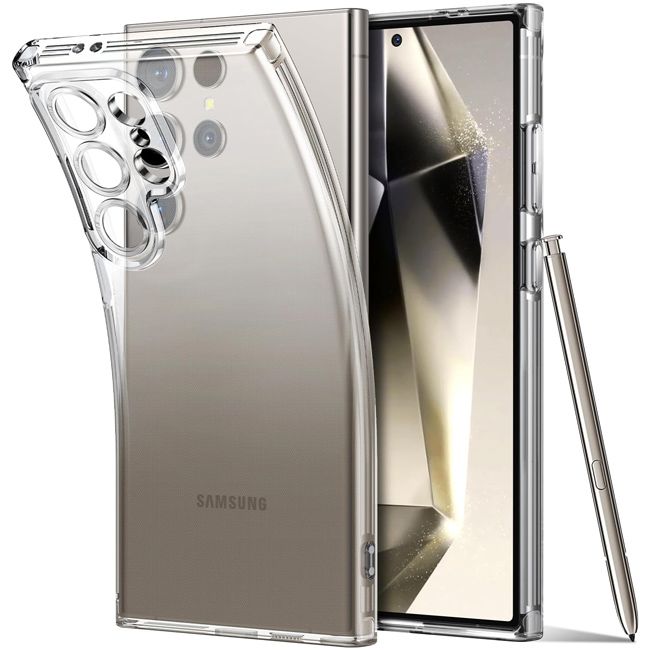 Θήκη Orso Crystal Gel Clear Samsung Galaxy S24 Ultra STOCK OFFERS Orso Θήκη Orso Crystal Gel Clear Samsung Galaxy S24 Ultra