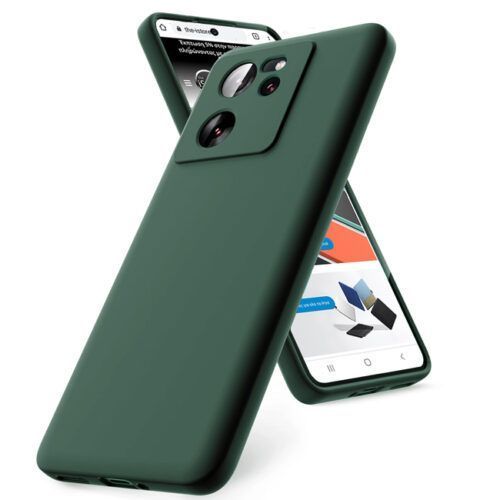 Θήκη Rubber Silk Forest Green Xiaomi 13T/13T Pro 5G