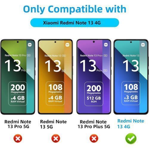 Alternative view of Θήκη Orso Crystal Gel Clear Xiaomi Redmi Note 13 4G