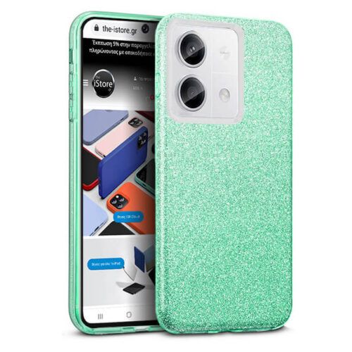 Θήκη Hybrid Strass Green Xiaomi Redmi Note 13 4G