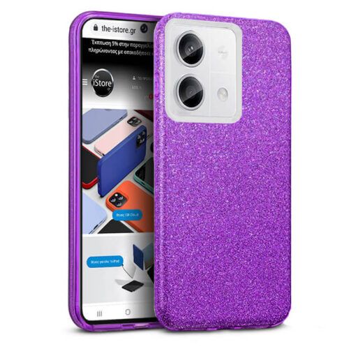Θήκη Hybrid Strass Violet Xiaomi Redmi Note 13 4G