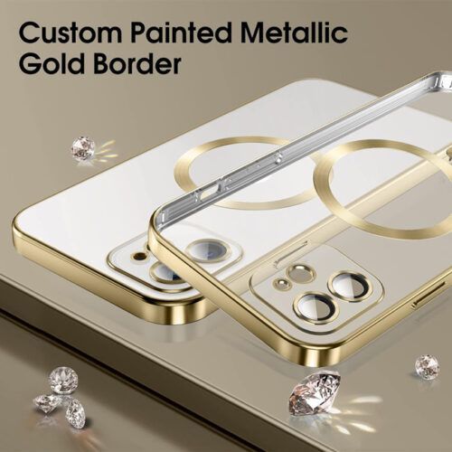 Alternative view of Θήκη Orso Magsafe Camera Protection Bare Look Rose Gold iPhone 12
