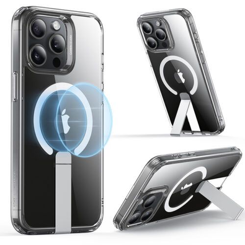 Θήκη ESR Boost Flickstand HaloLock MagSafe Clear iPhone 15 Pro Max ΘΗΚΕΣ ESR Θήκη ESR Boost Flickstand HaloLock MagSafe Clear iPhone 15 Pro Max