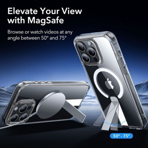 Alternative view of Θήκη ESR Boost Flickstand HaloLock MagSafe Clear iPhone 15 Pro Max