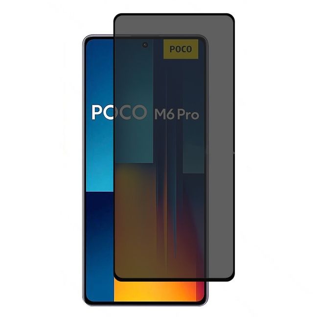 OrsoGlass Privacy Tempered Glass Poco M6 Pro 4G ΠΡΟΣΤΑΣΙΑ ΟΘΟΝΗΣ Orso OrsoGlass Privacy Tempered Glass Poco M6 Pro 4G