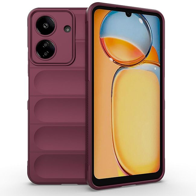 Θήκη Magic Shield Wine Xiaomi Redmi 13C 4G ΘΗΚΕΣ Orso Θήκη Magic Shield Wine Xiaomi Redmi 13C 4G