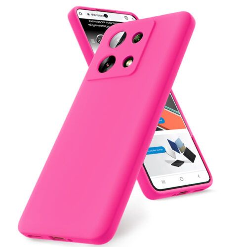 Θήκη Rubber Silk Hot Pink Xiaomi Redmi Note 13 4G