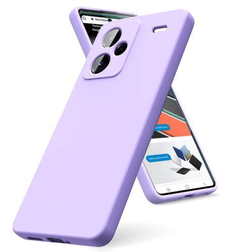 Θήκη Rubber Silk Violet Xiaomi Redmi Note 13 Pro+ 5G