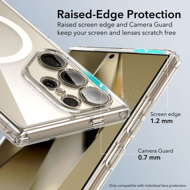 Θήκη ESR Classic Hybrid HaloLock MagSafe Clear Samsung S24 Ultra STOCK OFFERS ESR Θήκη ESR Classic Hybrid HaloLock MagSafe Clear Samsung S24 Ultra - Image 3