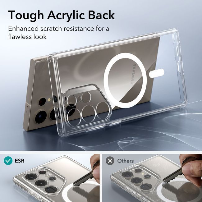 Θήκη ESR Classic Hybrid HaloLock MagSafe Clear Samsung S24 Ultra STOCK OFFERS ESR Θήκη ESR Classic Hybrid HaloLock MagSafe Clear Samsung S24 Ultra - Image 2