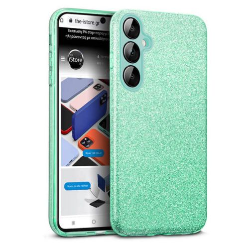 Θήκη Hybrid Strass Green Samsung Galaxy S24+/S25+