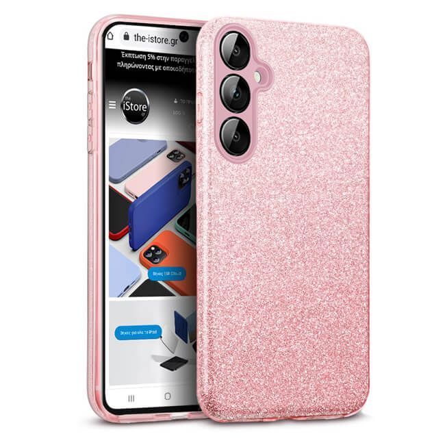 Θήκη Hybrid Strass Pink Samsung Galaxy S24+/S25+ STOCK OFFERS Orso Θήκη Hybrid Strass Pink Samsung Galaxy S24+/S25+