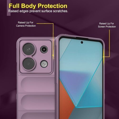 Alternative view of Θήκη Magic Shield Purple Xiaomi Redmi Note 13 Pro 5G