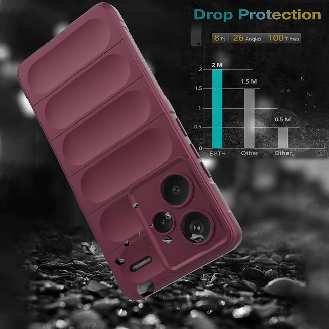 Θήκη Magic Shield Wine Xiaomi Redmi Note 13 Pro+ 5G ΘΗΚΕΣ Orso Θήκη Magic Shield Wine Xiaomi Redmi Note 13 Pro+ 5G - Image 3