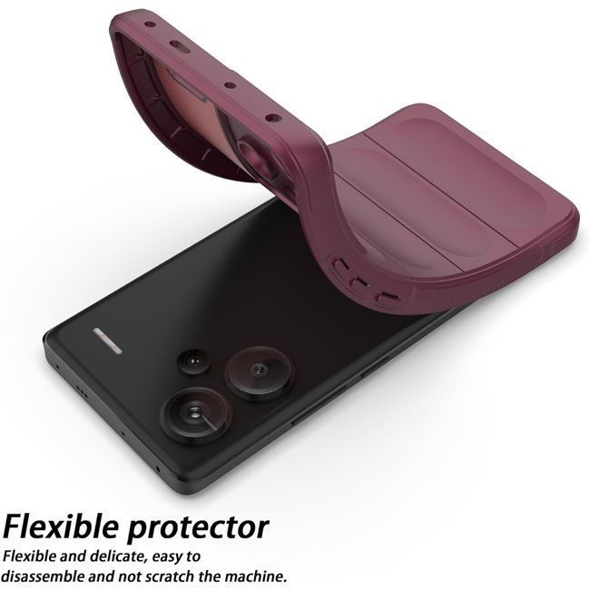 Θήκη Magic Shield Wine Xiaomi Redmi Note 13 Pro+ 5G ΘΗΚΕΣ Orso Θήκη Magic Shield Wine Xiaomi Redmi Note 13 Pro+ 5G - Image 2