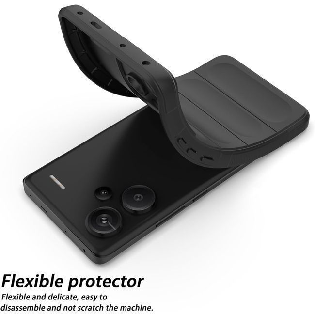 Θήκη Magic Shield Black Xiaomi Redmi Note 13 Pro+ 5G ΘΗΚΕΣ Orso Θήκη Magic Shield Black Xiaomi Redmi Note 13 Pro+ 5G - Image 2