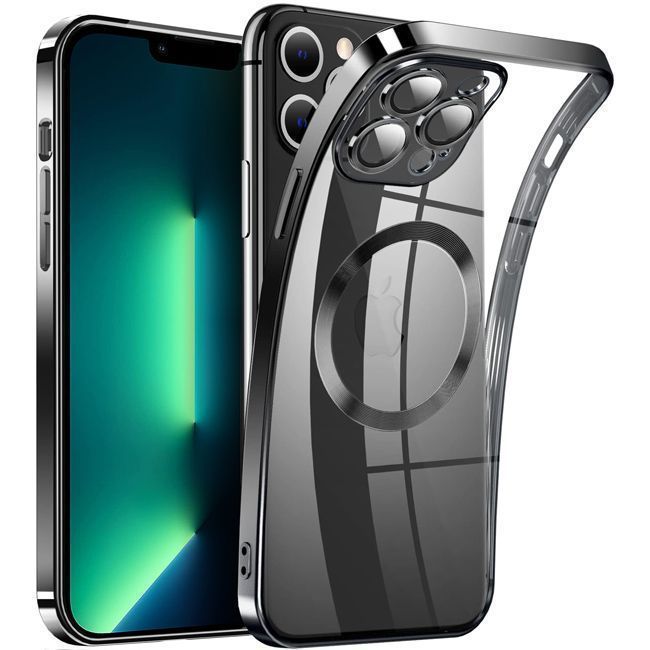 Θήκη Orso Magsafe Camera Protection Bare Look Black iPhone 13 Pro Max ΘΗΚΕΣ Orso Θήκη Orso Magsafe Camera Protection Bare Look Black iPhone 13 Pro Max