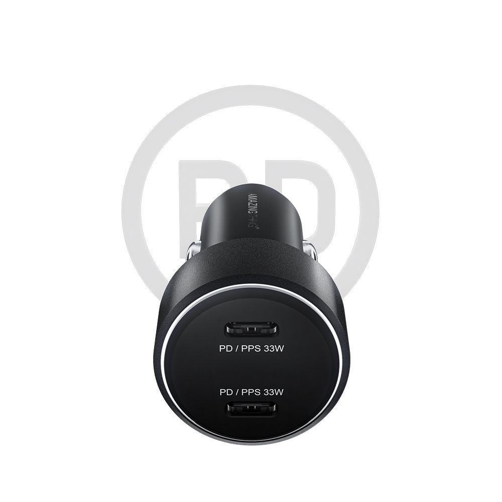 AmazingThing Car Charger 2x USB-C 33W Led Light Black (W451) ΑΞΕΣΟΥΑΡ AmazingThing AmazingThing Car Charger 2x USB-C 33W Led Light Black (W451) - Image 8