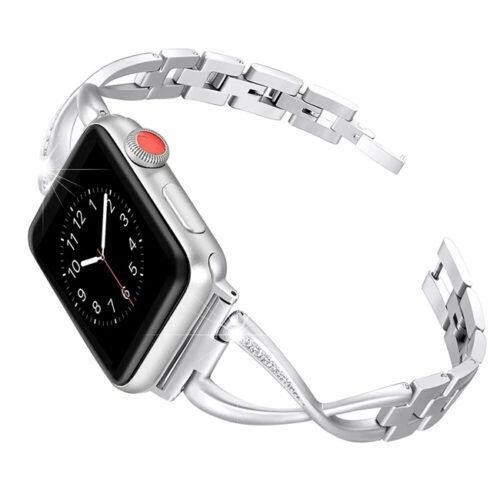 Λουράκι X-Line Metal Beads Bracelet Silver Apple Watch 38/40/41/42 Series 10 2024 APPLE WATCH Orso Λουράκι X-Line Metal Beads Bracelet Silver Apple Watch 38/40/41/42 Series 10 2024