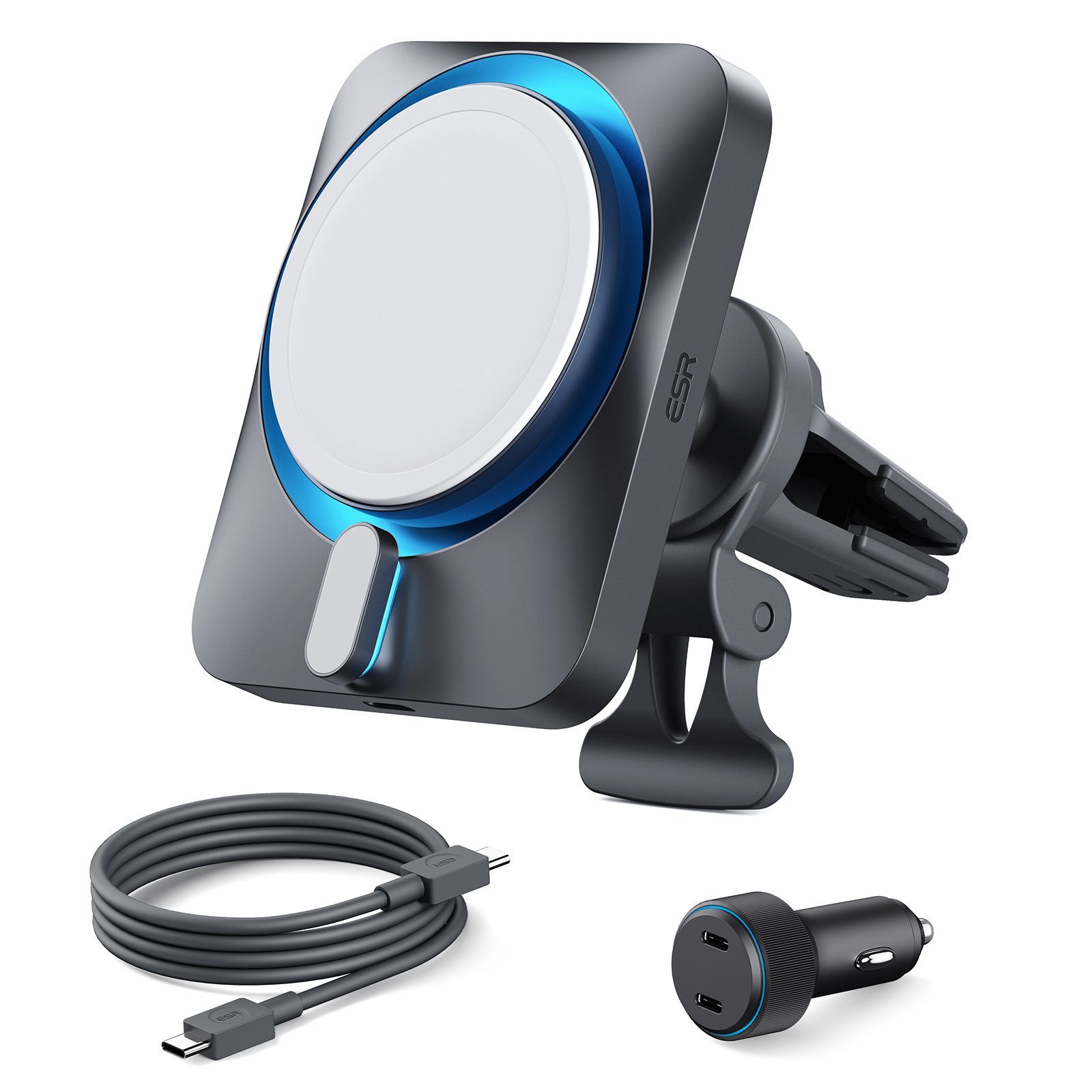 ESR Air Vent Car Charger Set 15W CryoBoost MagSafe Certified ΑΞΕΣΟΥΑΡ MAGSAFE ESR ESR Air Vent Car Charger Set 15W CryoBoost MagSafe Certified - Image 10