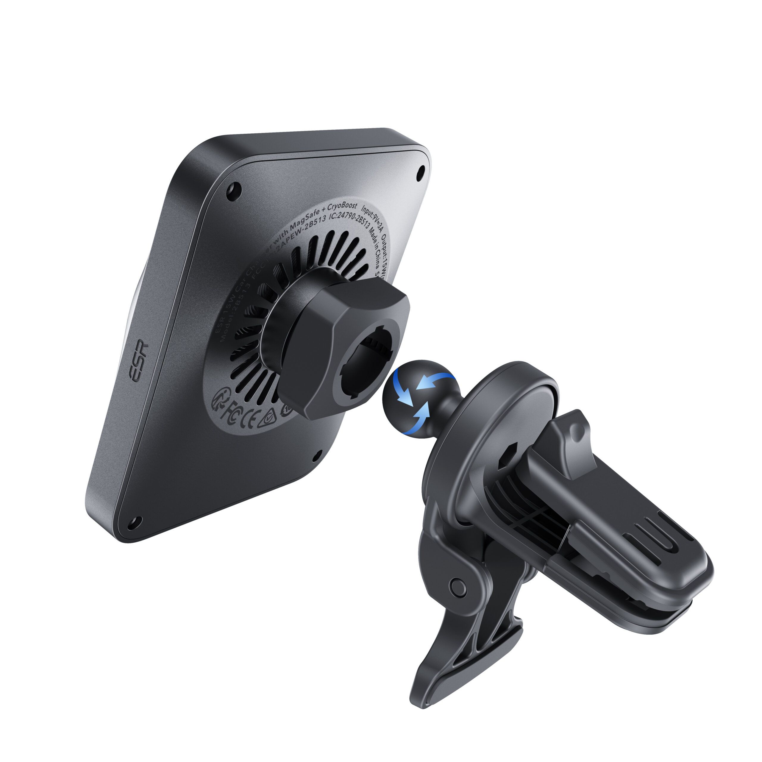 ESR Air Vent Car Charger Set 15W CryoBoost MagSafe Certified ΑΞΕΣΟΥΑΡ MAGSAFE ESR ESR Air Vent Car Charger Set 15W CryoBoost MagSafe Certified - Image 13