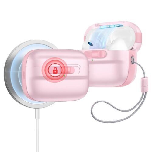 Θήκη ESR AirPods Pro Pulse Magnetic Lock Pink (MagSafe Compatible) APPLE AIRPODS ESR Θήκη ESR AirPods Pro Pulse Magnetic Lock Pink (MagSafe Compatible)