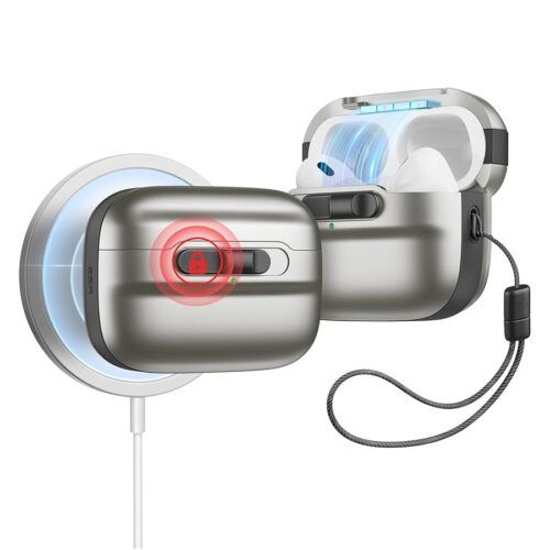 Θήκη ESR AirPods Pro Pulse Magnetic Lock Titanium (MagSafe Compatible) APPLE AIRPODS ESR Θήκη ESR AirPods Pro Pulse Magnetic Lock Titanium (MagSafe Compatible)