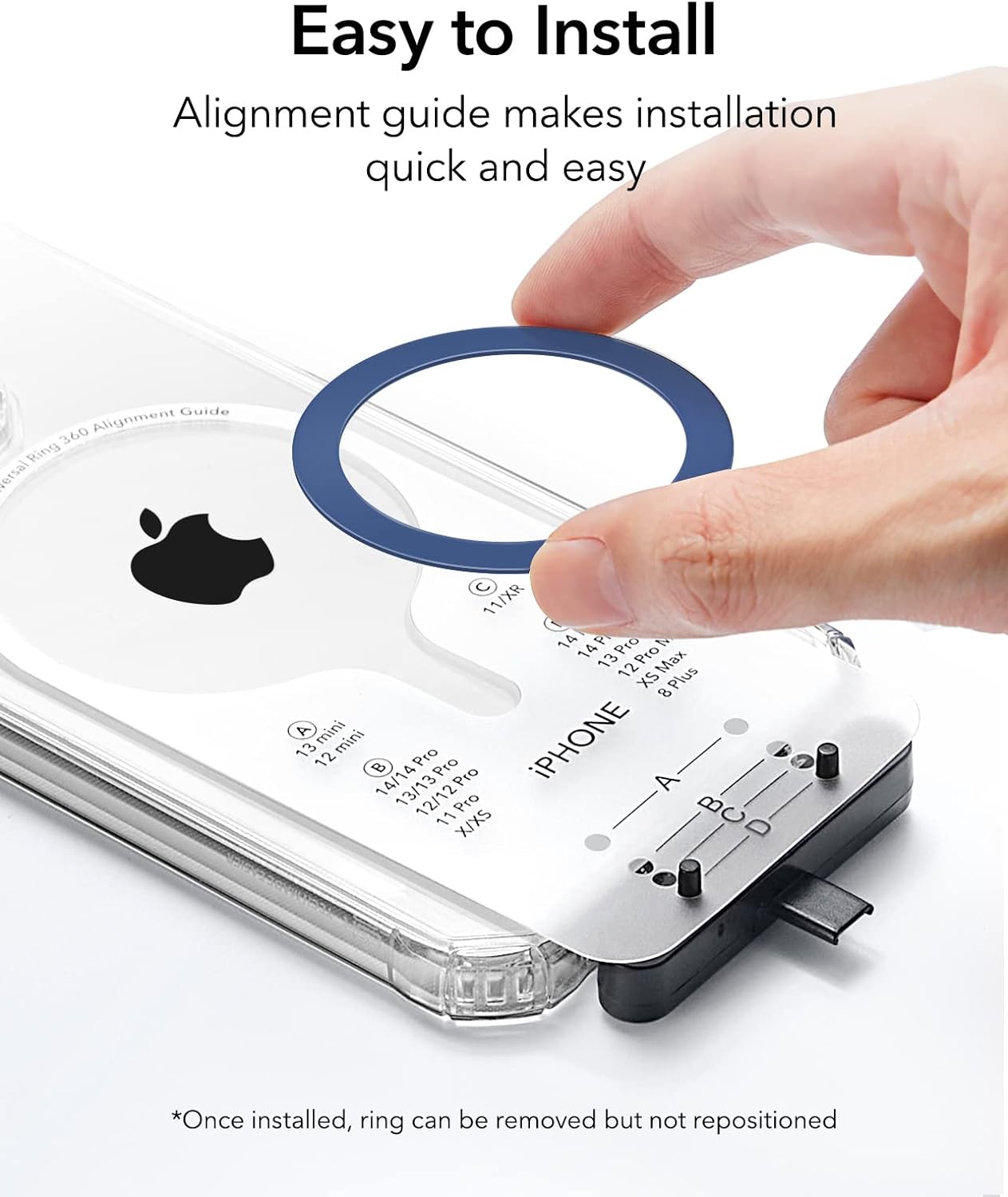 ESR HaloLock MagSafe Ring Blue (2 Pack) MAGSAFE GADGETS ESR ESR HaloLock MagSafe Ring Blue (2 Pack) - Image 2