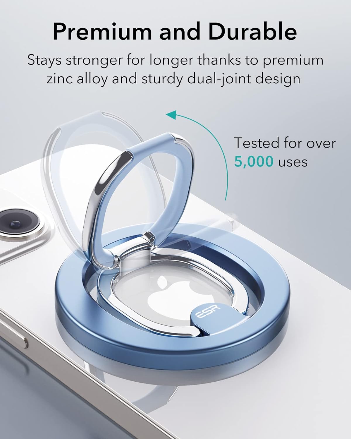 ESR HaloLock MagSafe Ring Stand Sierra Blue MAGSAFE GADGETS ESR ESR HaloLock MagSafe Ring Stand Sierra Blue - Image 3