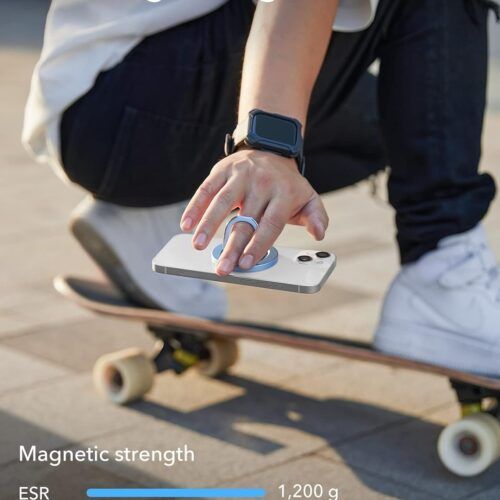 Alternative view of ESR HaloLock MagSafe Ring Stand Sierra Blue