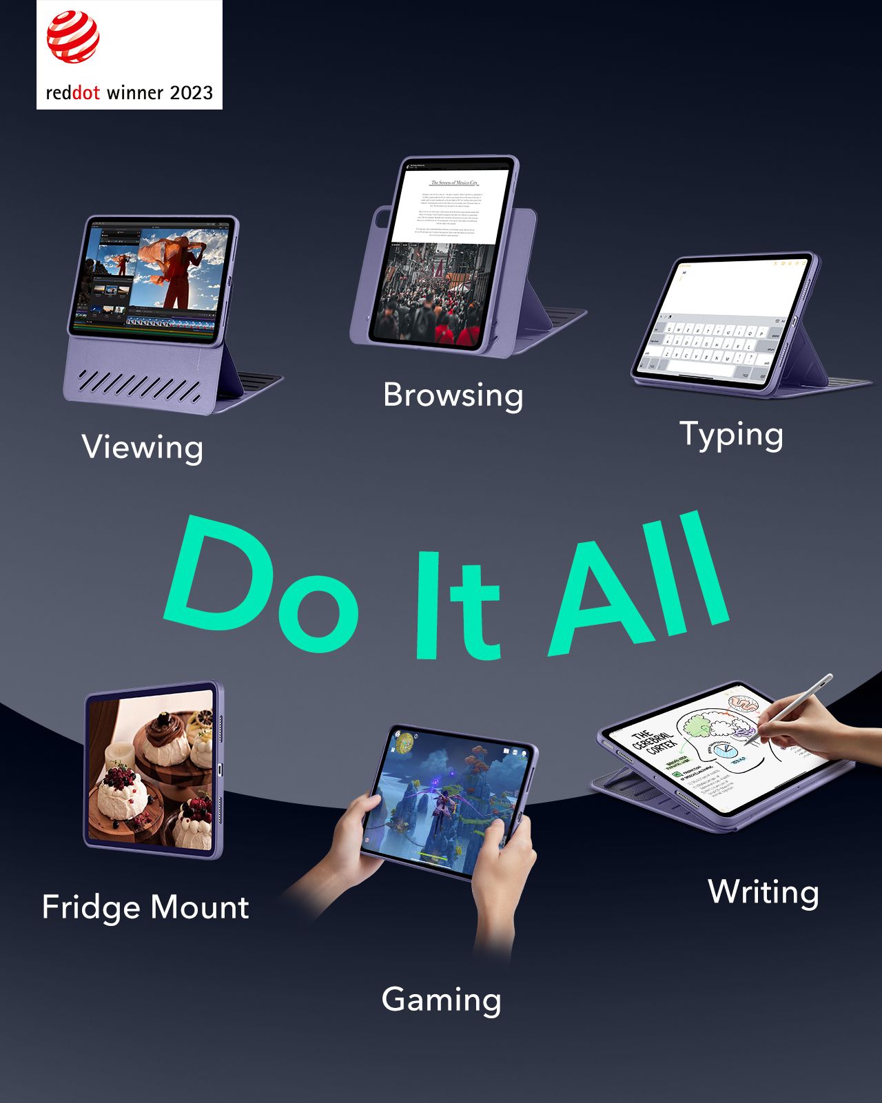 Θήκη ESR Shift Magnetic Purple iPad Air 4/5/Air 11 ΘΗΚΕΣ ESR Θήκη ESR Shift Magnetic Purple iPad Air 4/5/Air 11 - Image 2