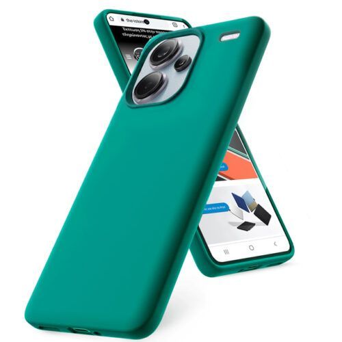 Θήκη Rubber Silk Jungle Green Xiaomi Redmi Note 13 Pro+ 5G