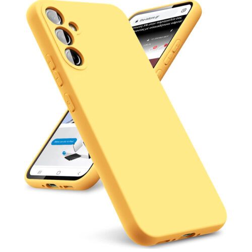 Θήκη Rubber Silk Yellow Samsung Galaxy A26