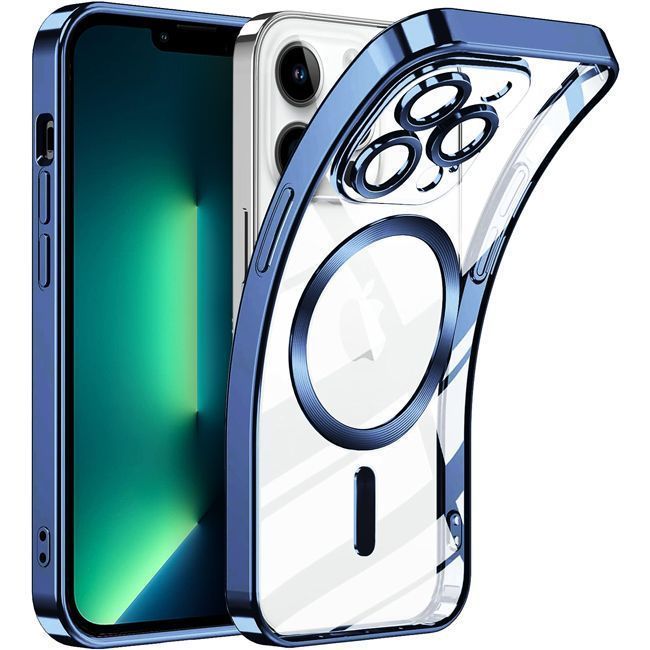 Θήκη Orso Magsafe Camera Protection Bare Look Blue iPhone 16 Pro Max ΘΗΚΕΣ Orso Θήκη Orso Magsafe Camera Protection Bare Look Blue iPhone 16 Pro Max