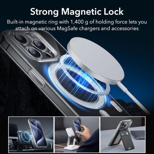 Alternative view of Θήκη ESR Zero HaloLock MagSafe Clear iPhone 15 Pro