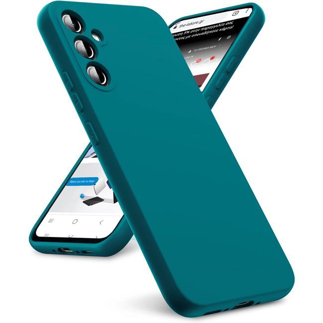 Θήκη Rubber Silk Emerald Samsung Galaxy S24+/S25+ STOCK OFFERS Orso Θήκη Rubber Silk Emerald Samsung Galaxy S24+/S25+