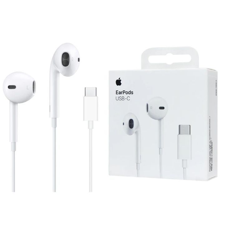 Apple Earpods HandsFree USB-C (MTJY3ZM/A) ΑΚΟΥΣΤΙΚΑ-BLUETOOTH Apple Original Apple Earpods HandsFree USB-C (MTJY3ZM/A)
