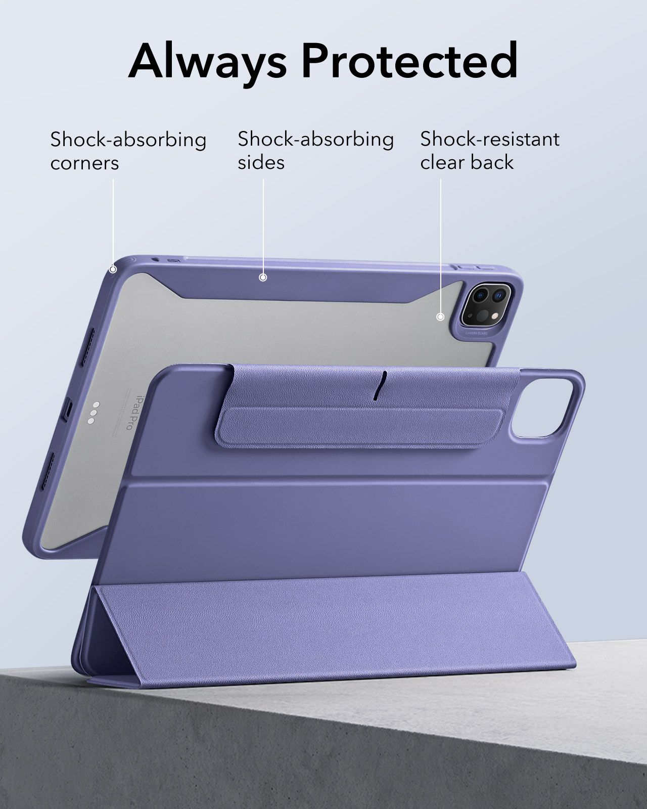 Θήκη ESR Rebound Hybrid 360 Lavender iPad Pro 11 2024 ΘΗΚΕΣ ESR Θήκη ESR Rebound Hybrid 360 Lavender iPad Pro 11 2024 - Image 4