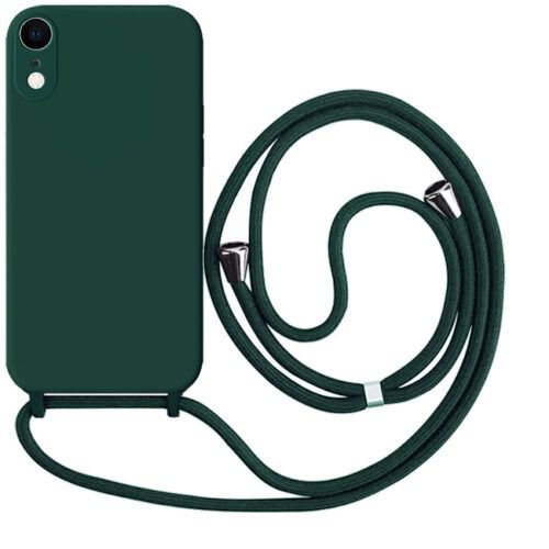 Θήκη Orso Cloud Κορδόνι Dark Green iPhone XR