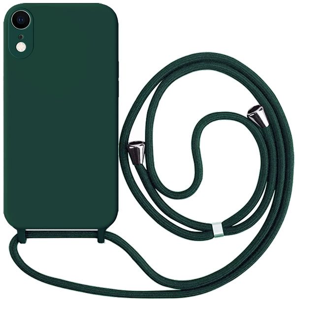 Θήκη Orso Cloud Κορδόνι Dark Green iPhone XR STOCK OFFERS Orso Θήκη Orso Cloud Κορδόνι Dark Green iPhone XR