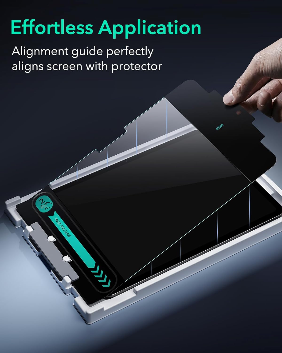 (2 Pack) ESR Armorite Ultra-Tough Tempered Glass iPad Pro 11 2021/2022/ iPad Air 4/5 (With Easy Application Tray) ΠΡΟΣΤΑΣΙΑ ΟΘΟΝΗΣ ESR (2 Pack) ESR Armorite Ultra-Tough Tempered Glass iPad Pro 11 2021/2022/ iPad Air 4/5 (With Easy Application Tray) - Image 4