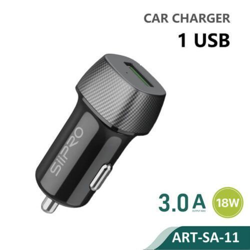 Siipro Car Charger USB 18W Black (SA-11)
