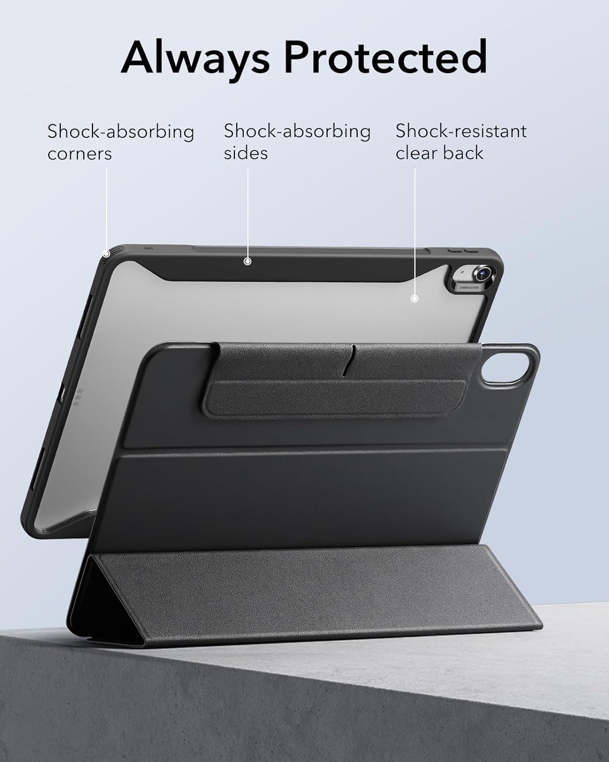 Θήκη ESR Rebound Hybrid 360 Black iPad Air 13 2024 ΘΗΚΕΣ ESR Θήκη ESR Rebound Hybrid 360 Black iPad Air 13 2024 - Image 2