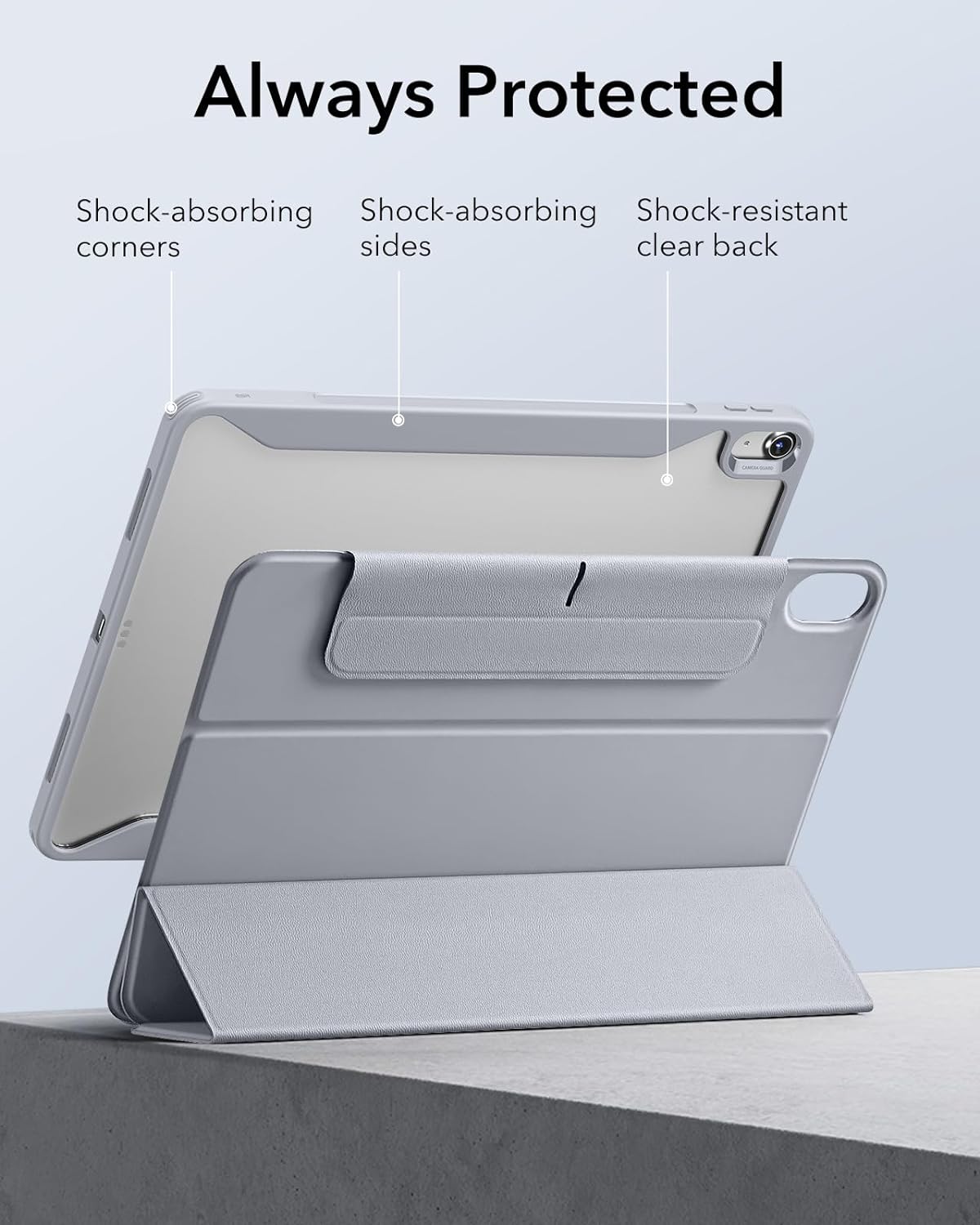 Θήκη ESR Rebound Hybrid 360 Grey iPad Air 13 2024 ΘΗΚΕΣ ESR Θήκη ESR Rebound Hybrid 360 Grey iPad Air 13 2024 - Image 10