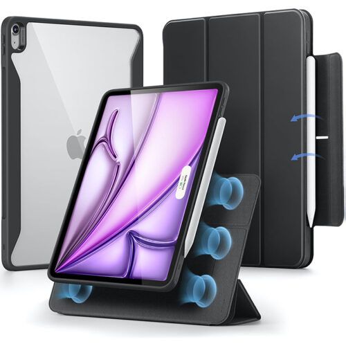 Θήκη ESR Rebound Hybrid 360 Black iPad Air 13 2024 ΘΗΚΕΣ ESR Θήκη ESR Rebound Hybrid 360 Black iPad Air 13 2024