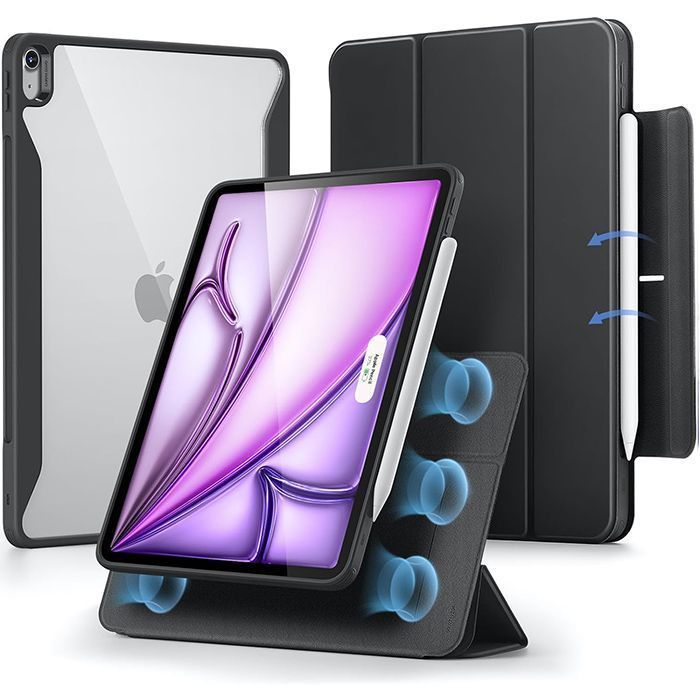 Θήκη ESR Rebound Hybrid 360 Black iPad Air 13 2024 ΘΗΚΕΣ ESR Θήκη ESR Rebound Hybrid 360 Black iPad Air 13 2024