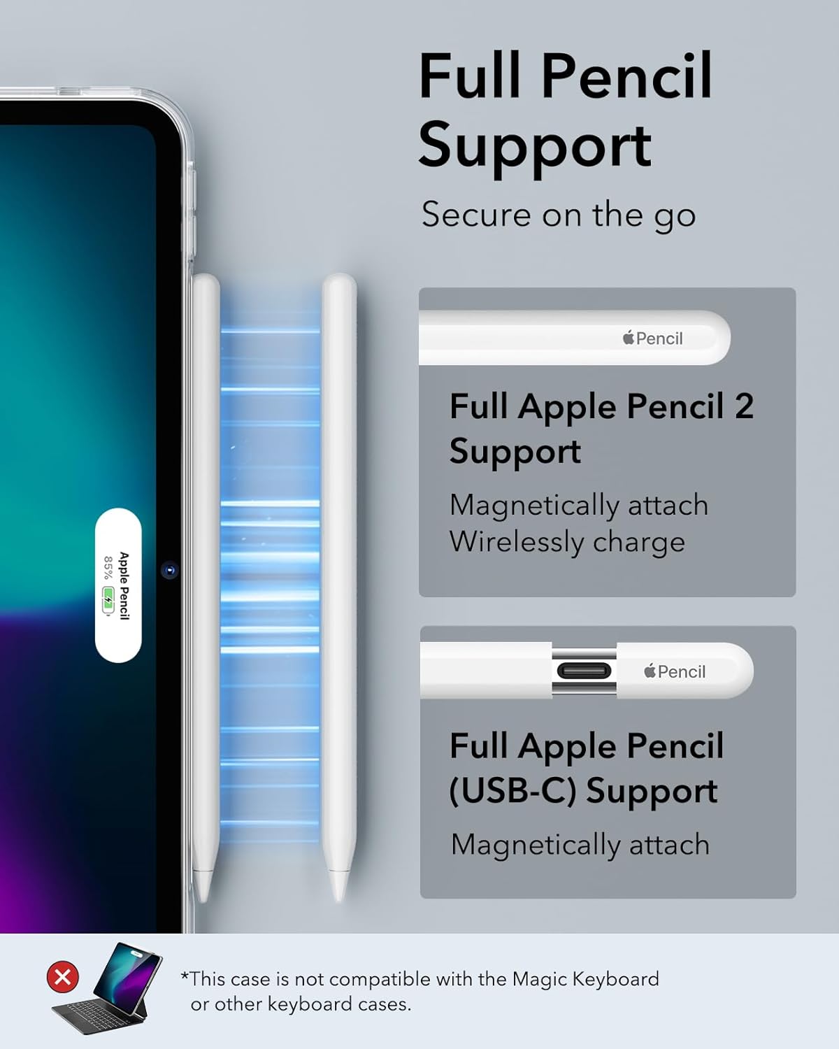 Θήκη ESR Classic Hybrid Clear iPad Pro 11 2024 ΘΗΚΕΣ ESR Θήκη ESR Classic Hybrid Clear iPad Pro 11 2024 - Image 4