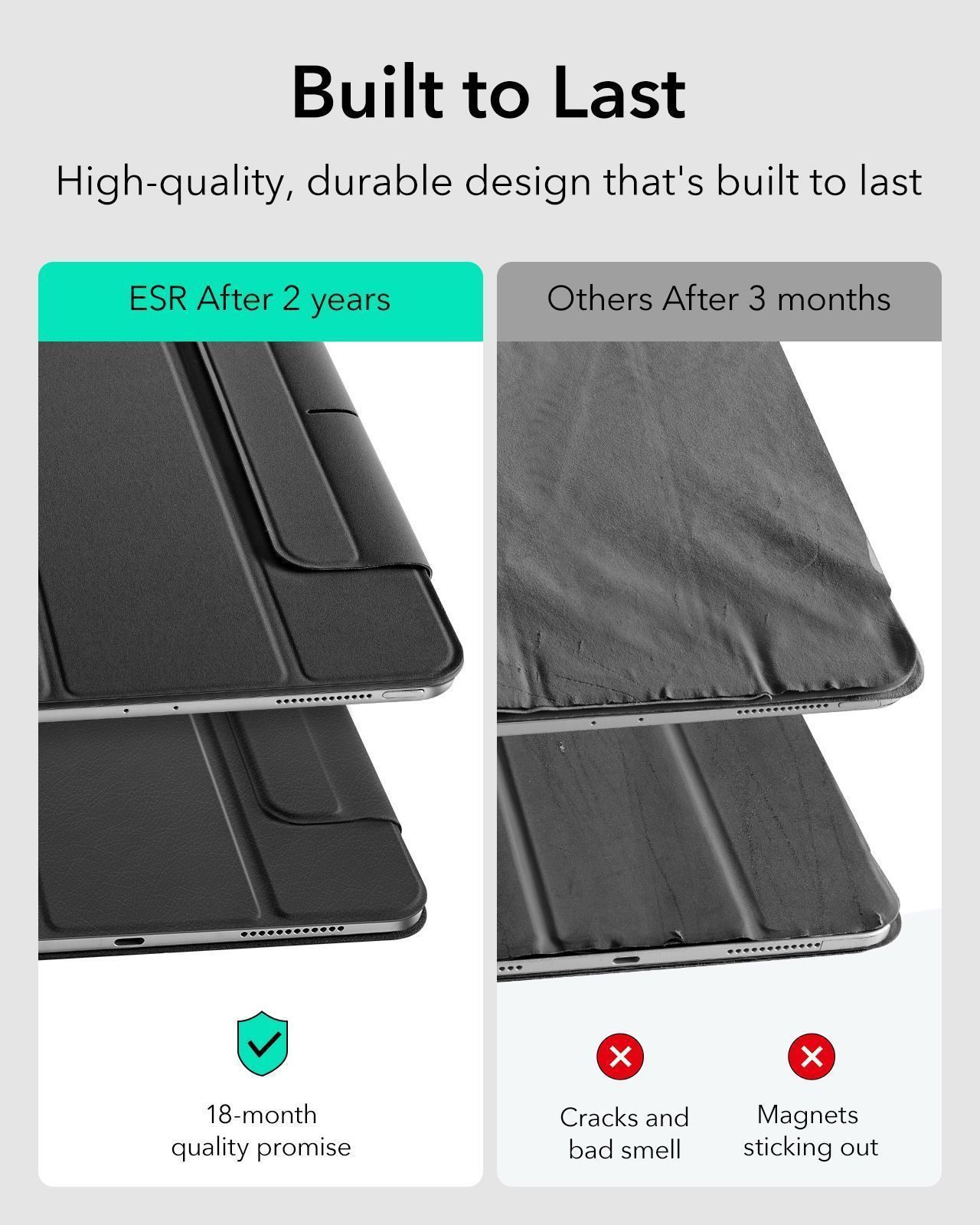 Θήκη ESR Rebound Magnetic with Clasp Black iPad Pro 11 2024 ΘΗΚΕΣ ESR Θήκη ESR Rebound Magnetic with Clasp Black iPad Pro 11 2024 - Image 3