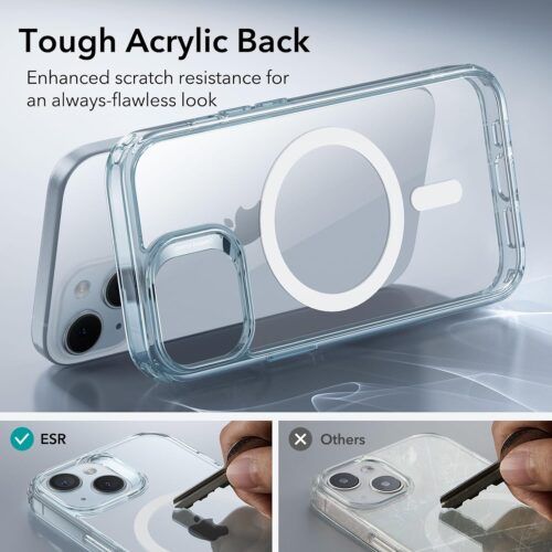 Alternative view of Θήκη ESR Classic Hybrid HaloLock MagSafe Clear Light Blue iPhone 15 Plus