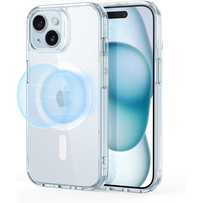 Θήκη ESR Classic Hybrid HaloLock MagSafe Clear Light Blue iPhone 15 Plus ΘΗΚΕΣ ESR Θήκη ESR Classic Hybrid HaloLock MagSafe Clear Light Blue iPhone 15 Plus